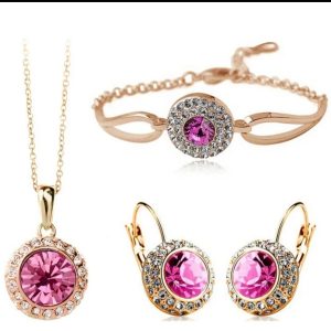 Round Crystal Rhinestone Set